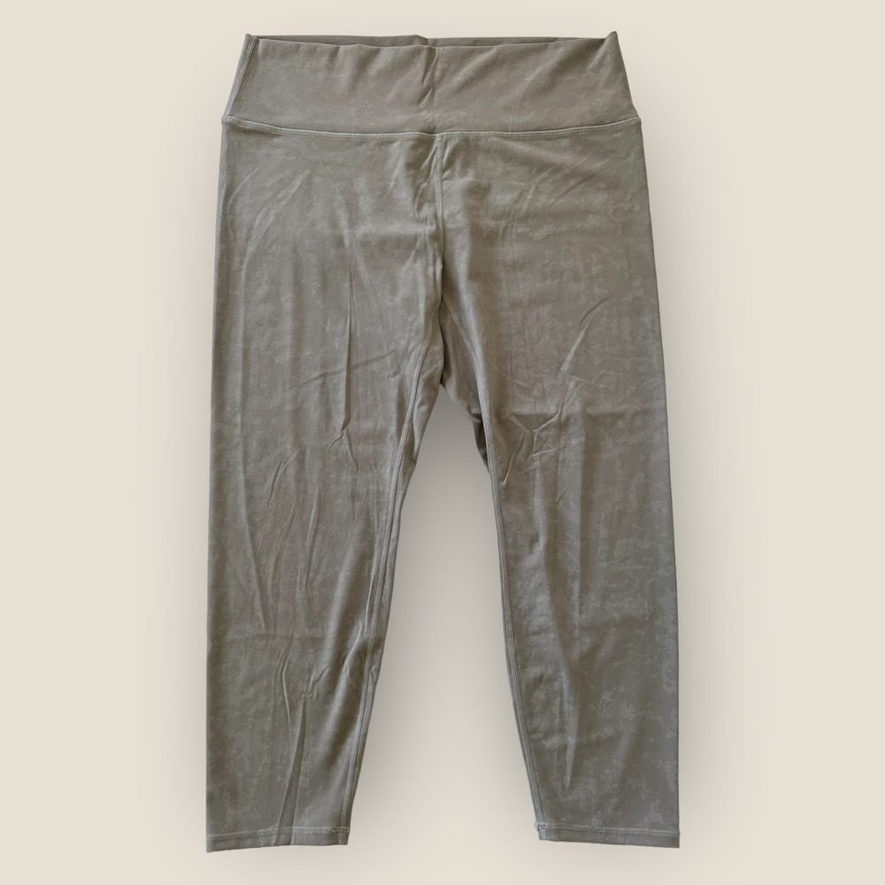 ZYIA Active Green Stonewashed Hi-Rise 7/8 Leggings (16-18)